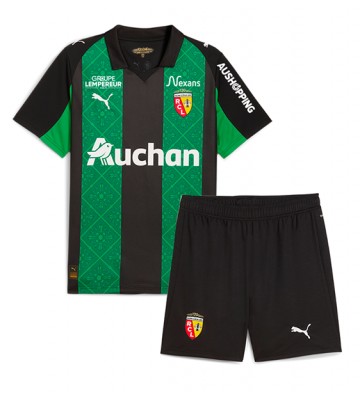 RC Lens Udebanetrøje Børn 2025-26 Kortærmet (+ Korte bukser)